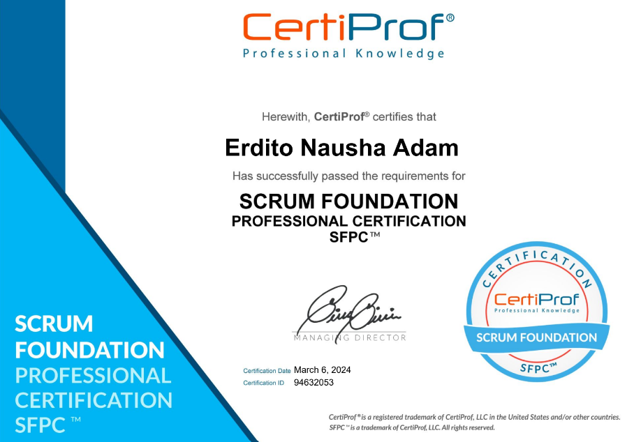 Scrum Certificate